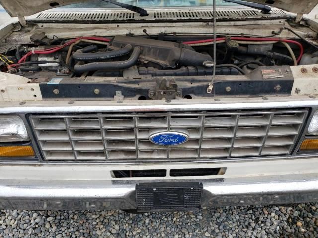 1990 Tray 1990 Ford Econoline E350 Cutaway Van