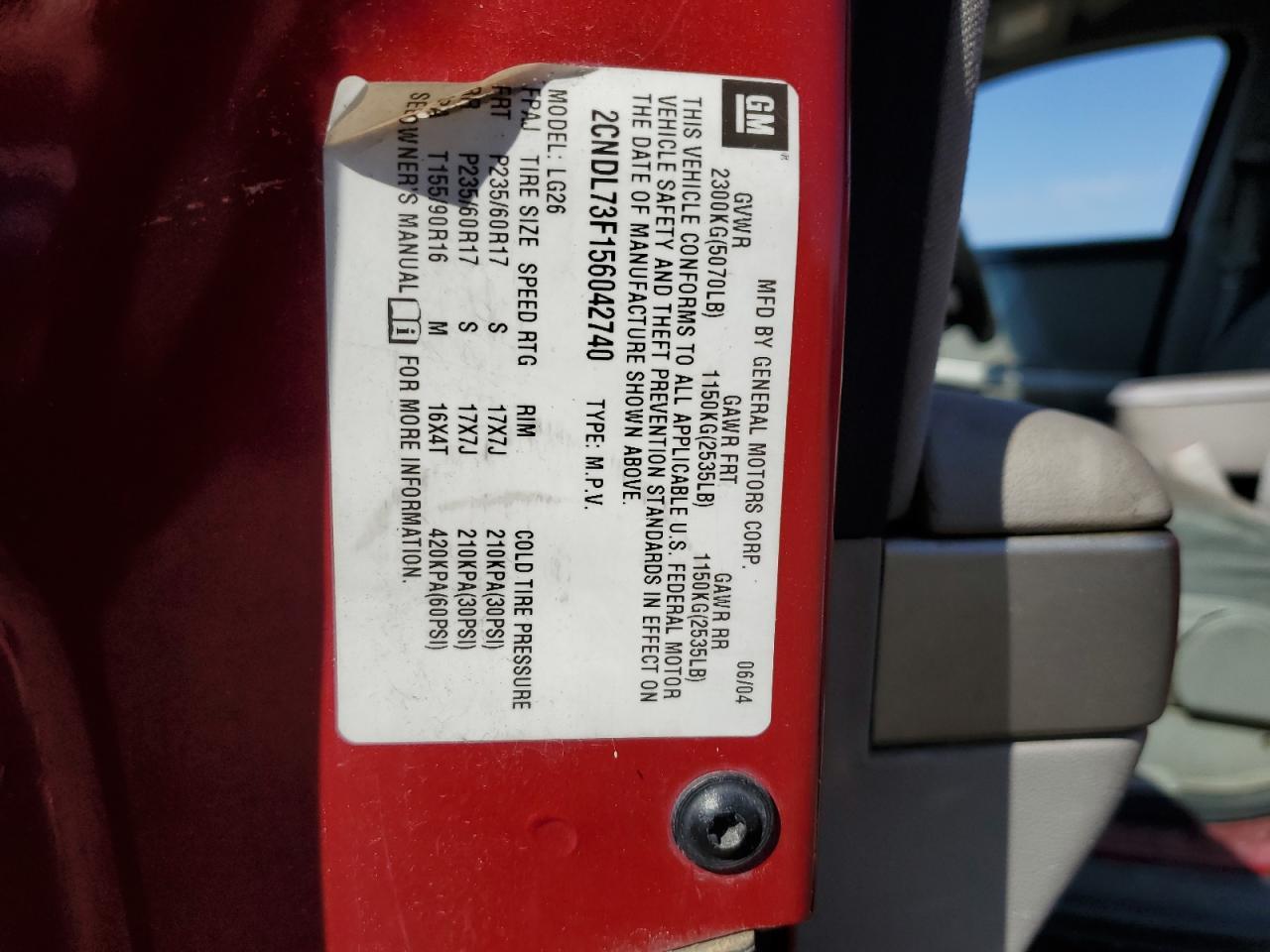 2005 Chevrolet Equinox lt
