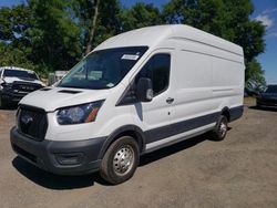 Salvage trucks for sale at Marlboro, NY auction: 2023 Ford Transit T-350