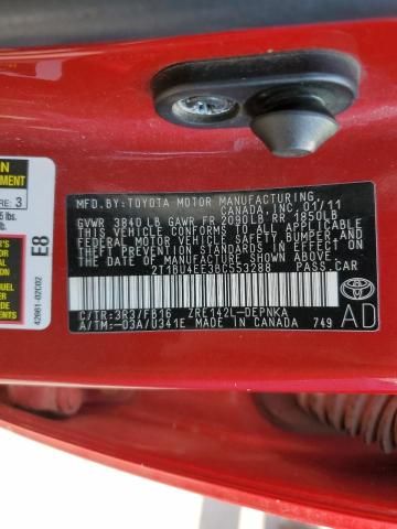 2011 Toyota Corolla Base