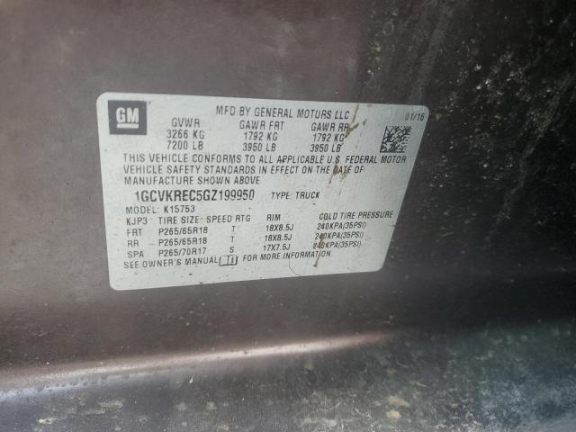 2016 Chev Rolet Silverado K1500 LT