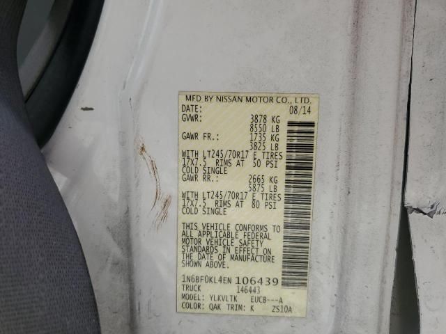 2014 Nissan NV 1500