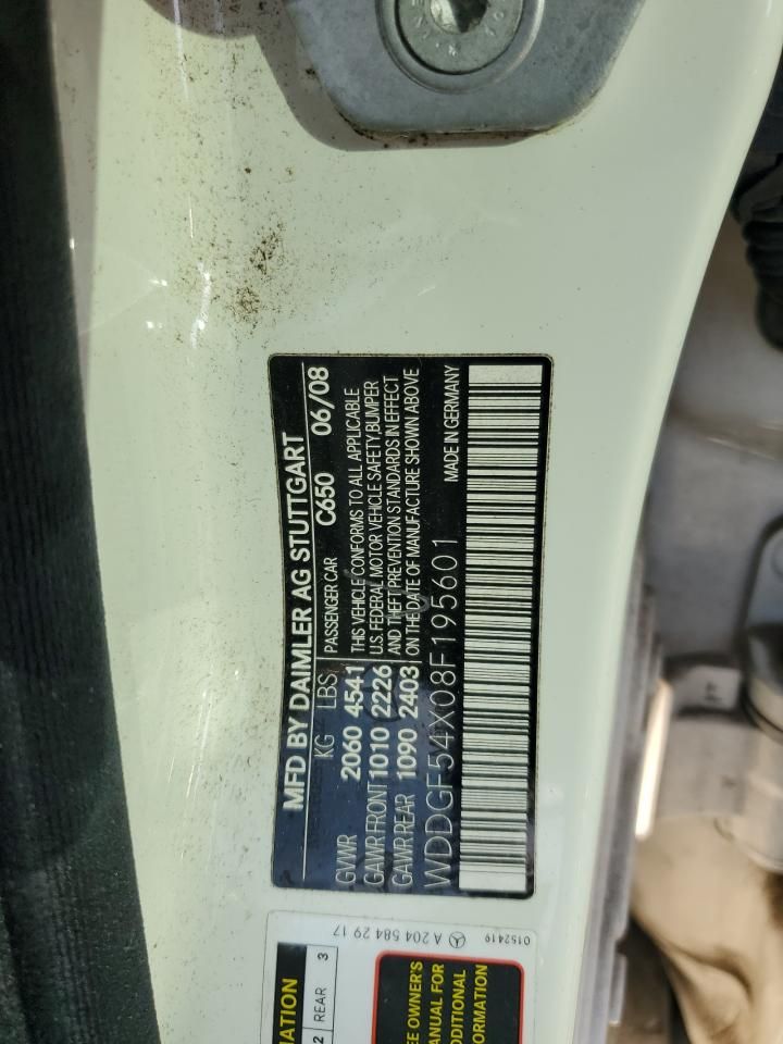 2008 Mercedes-Benz C300