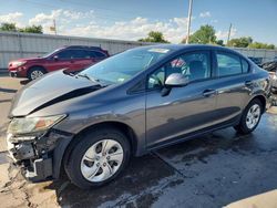 Salvage cars for sale from Copart Littleton, CO: 2013 Honda Civic lx