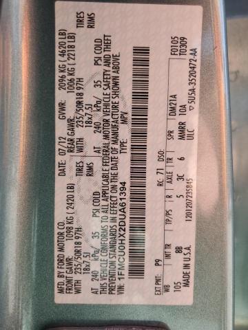 2013 Ford Escape sel