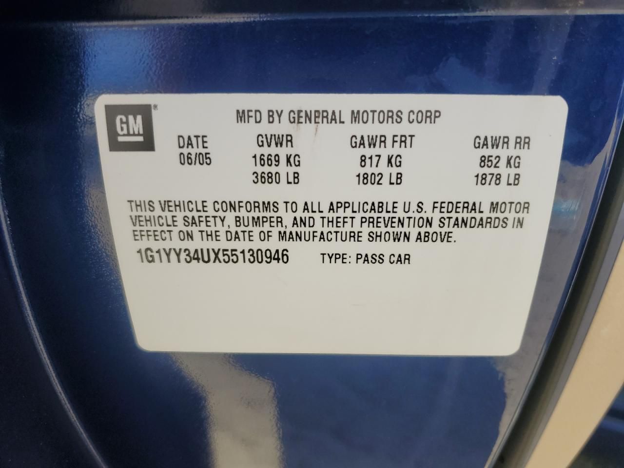 2005 Chevrolet Corvette