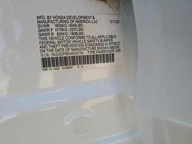 2022 Acura Ilx Premium A-spec