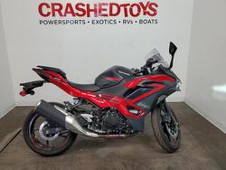 Salvage motorcycles for sale at Ham Lake, MN auction: 2025 Kawasaki EX500 A