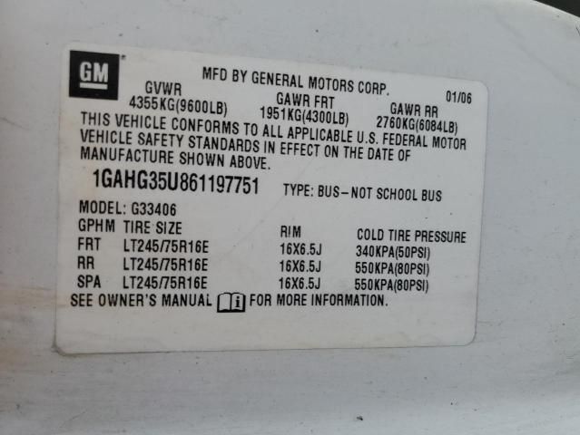 2006 Chevrolet Express G3500
