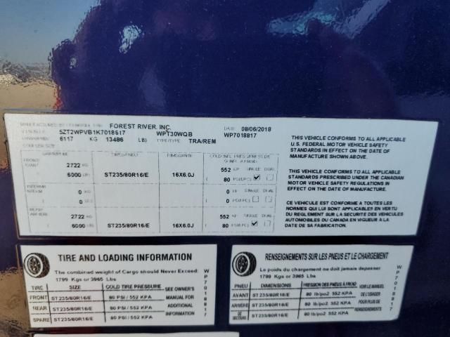 2019 Forest River Trailer