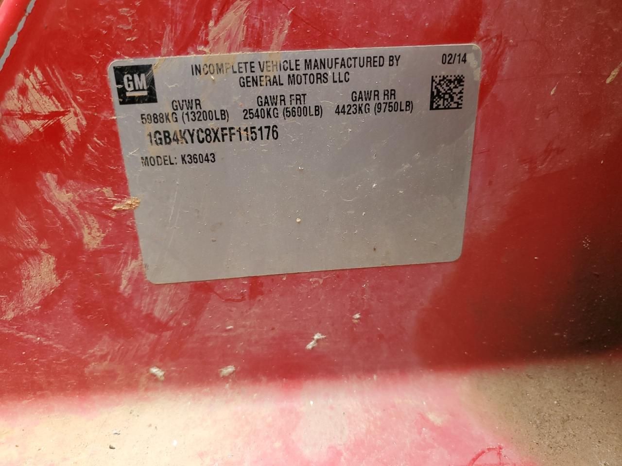 2015 Chevrolet Silverado K3500