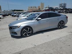 Honda Accord salvage cars for sale: 2018 Honda Accord Sport