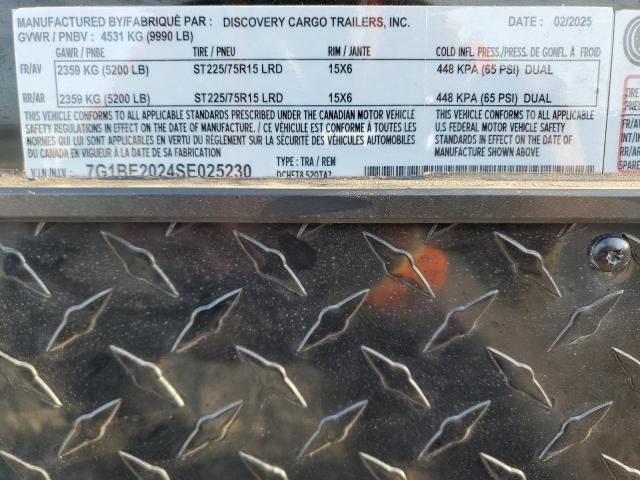 2025 Discovery DCHET8520TA3 Enclosed Cargo Trailer