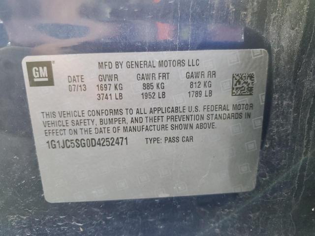 2013 Chevrolet Sonic lt