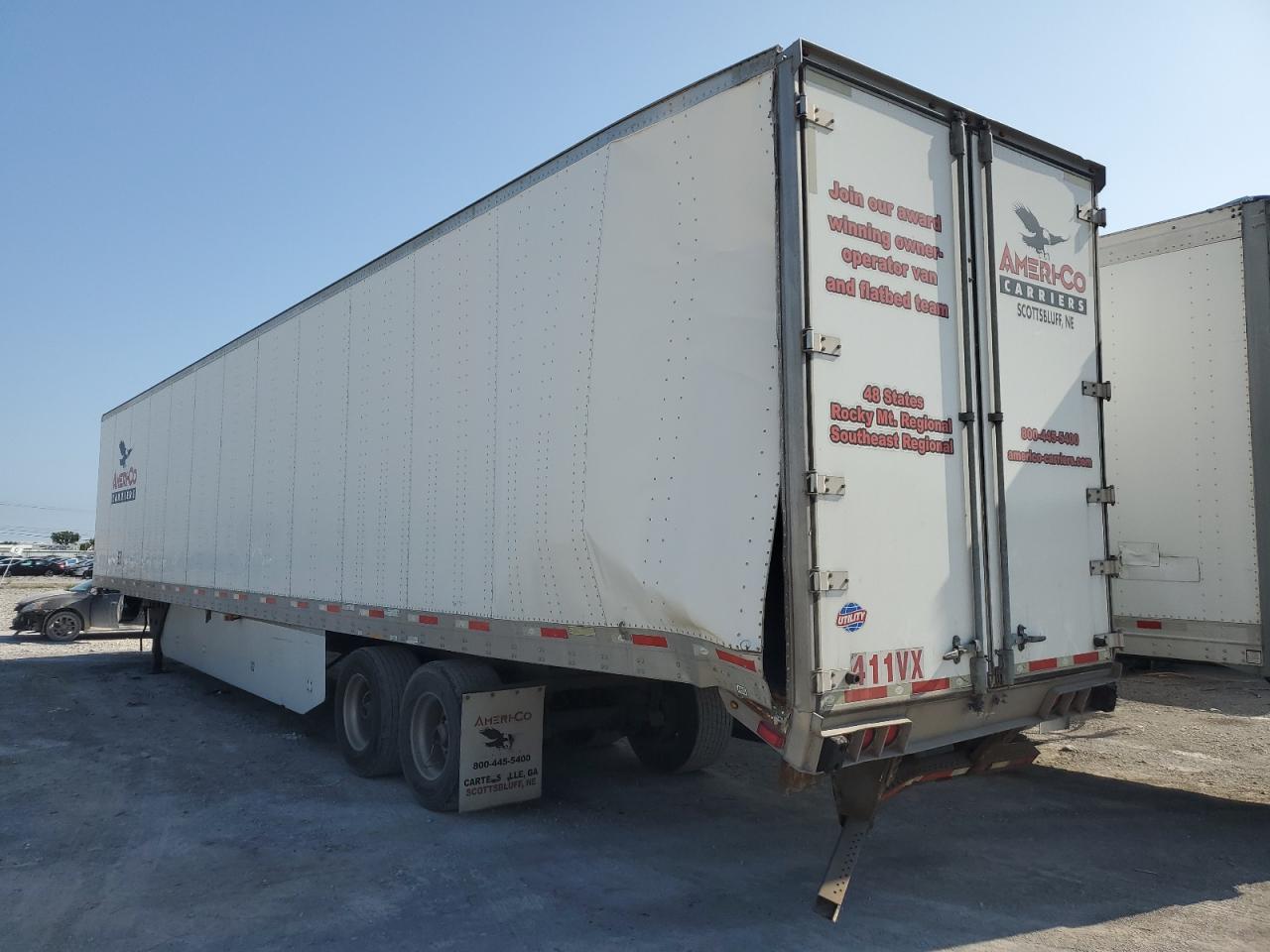 2017 Utility VS2DX DRY Van Trailer