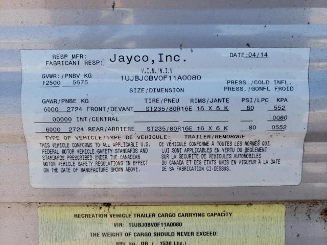 2015 Jayco Jayflight