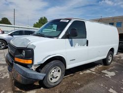 Chevrolet salvage cars for sale: 2006 Chevrolet Express G2500