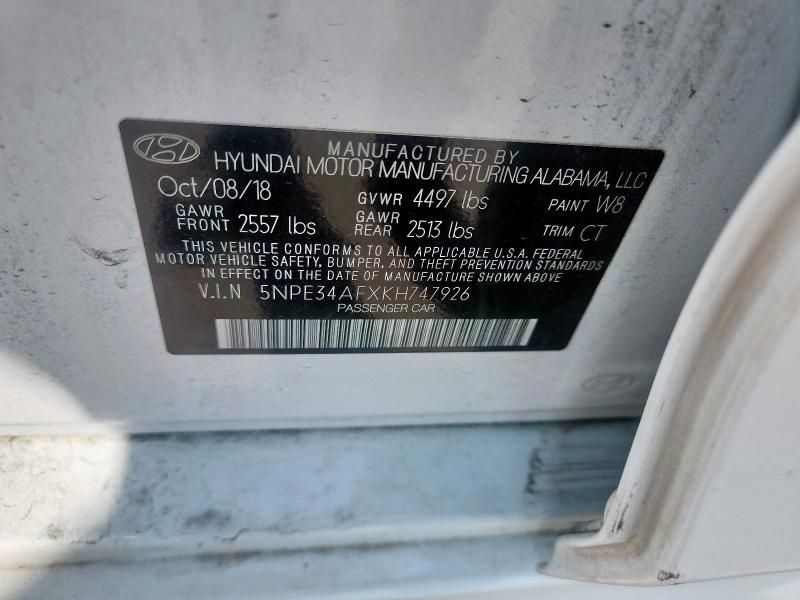 2019 Hyundai Sonata Limited