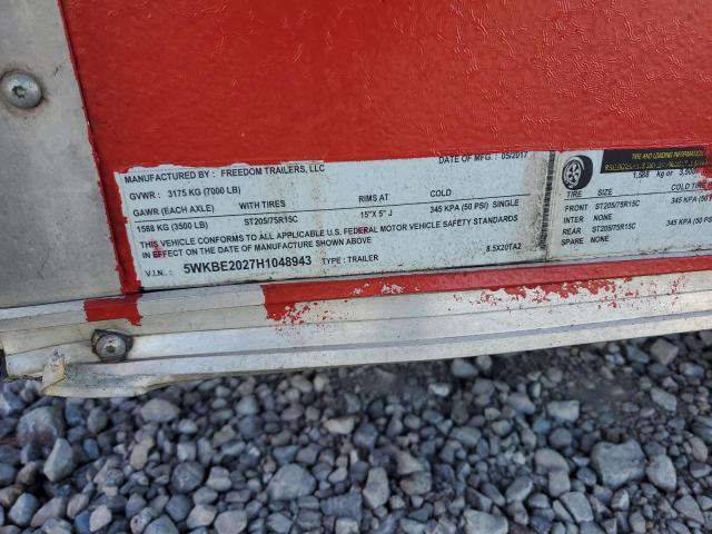 2017 Freedom 8.5X20TA2 Food Trailer