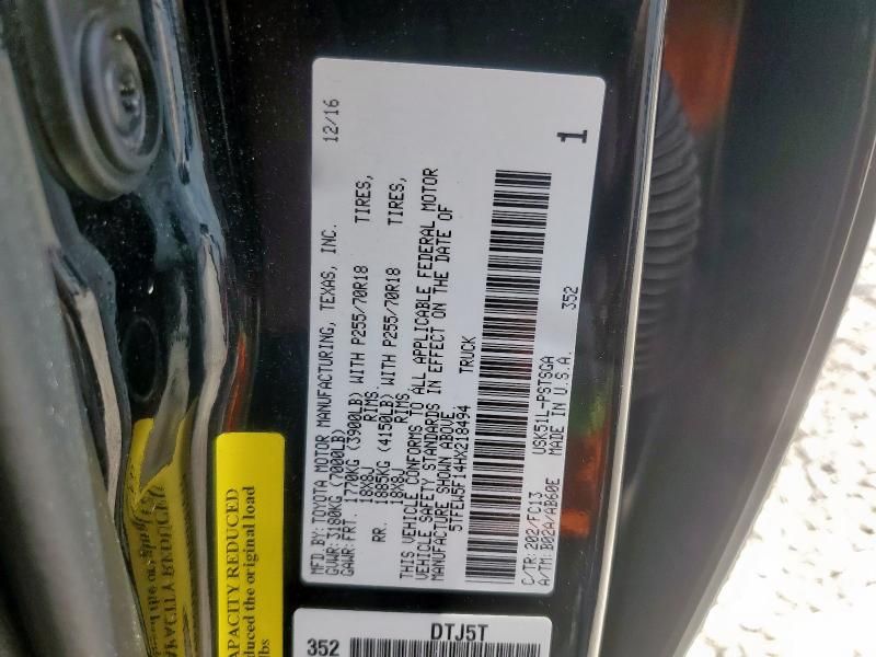 2017 Toyota Tundra Crewmax SR5