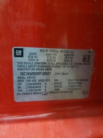 2015 Chevrolet Silverado K2500 Heavy Duty LTZ