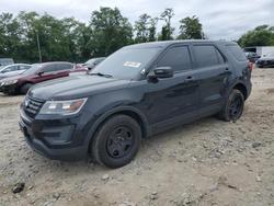 Ford salvage cars for sale: 2017 Ford Explorer Police Interceptor