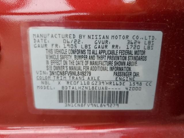 2022 Nissan Versa SR