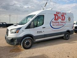 Salvage trucks for sale at Andrews, TX auction: 2017 Ford Transit T-250