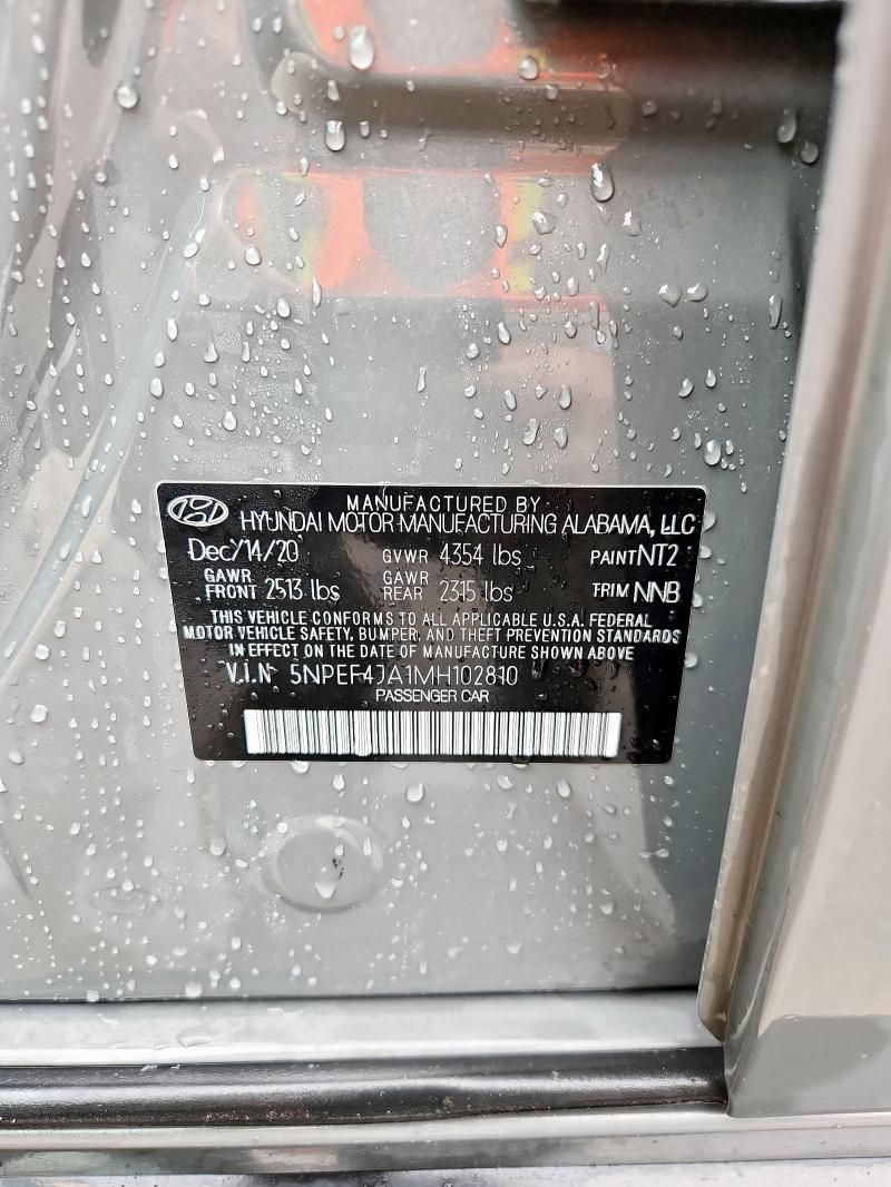 2021 Hyundai Sonata SEL
