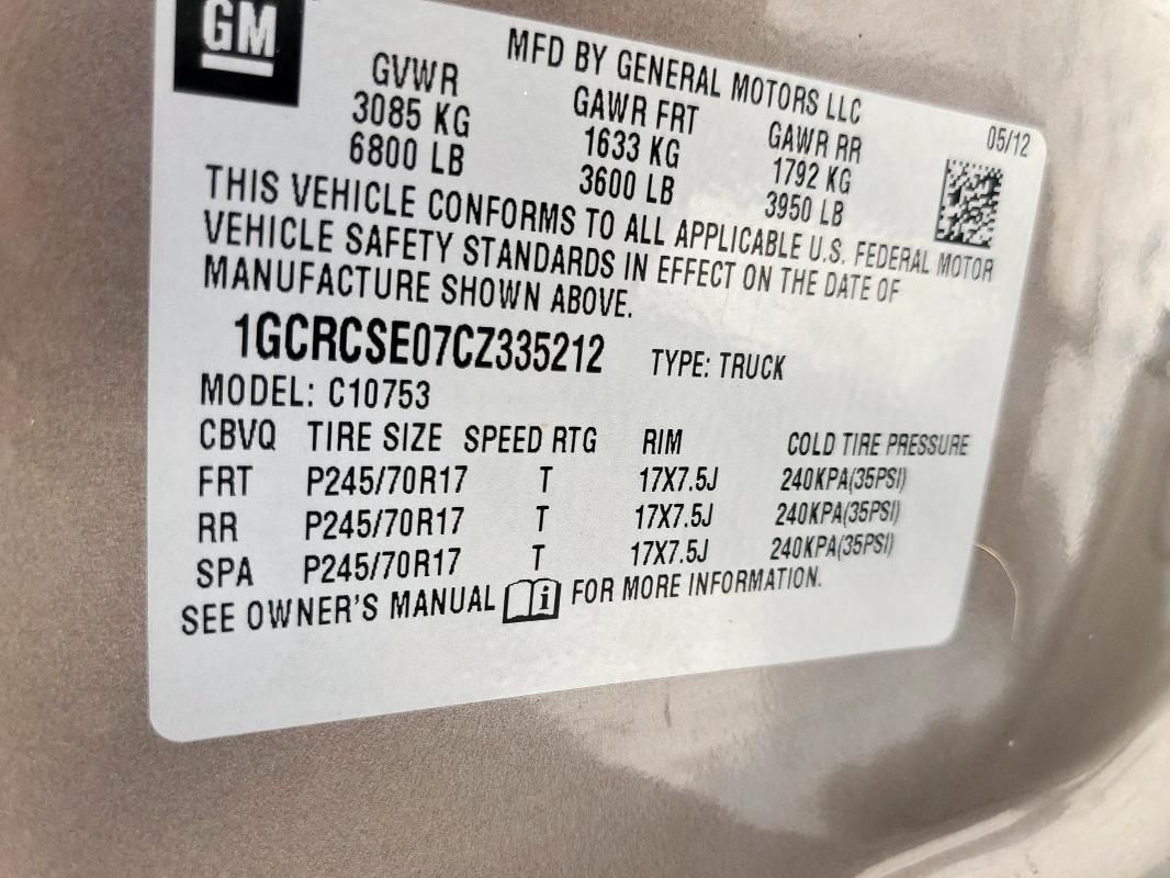 2012 Chevrolet Silverado C1500 LT