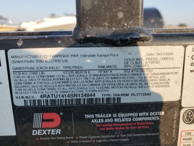2025 Interstate West ITLT713SA2 Tilt Deck Equipmen