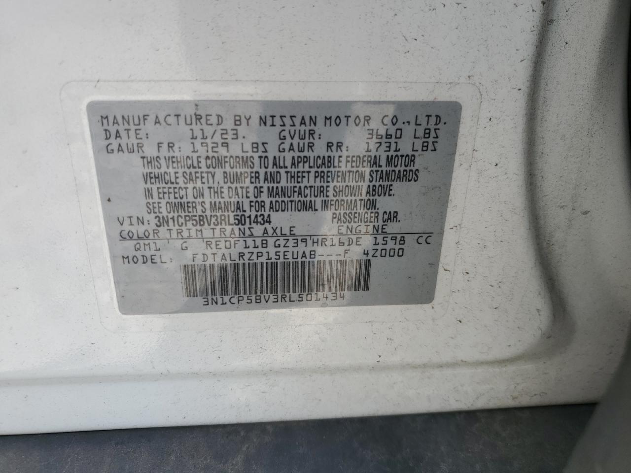 2024 Nissan Kicks s