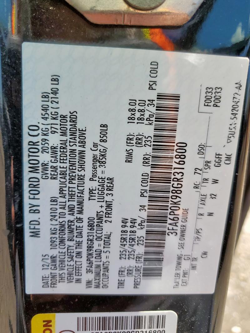 2016 Ford Fusion Titanium