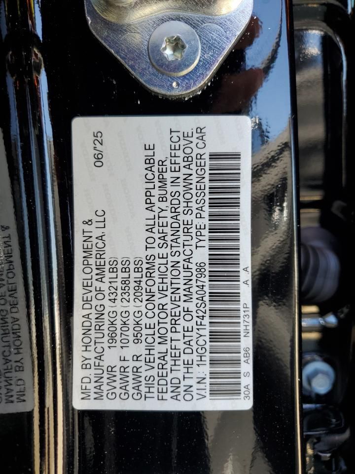 2025 Honda Accord se