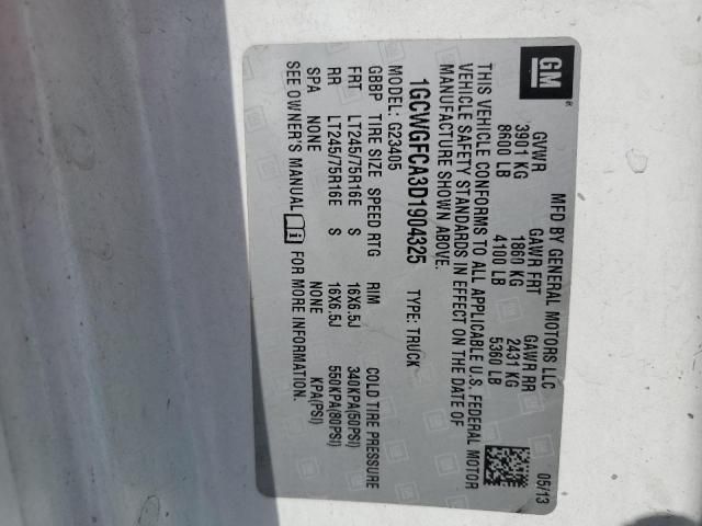 2013 Chevrolet Express G2500