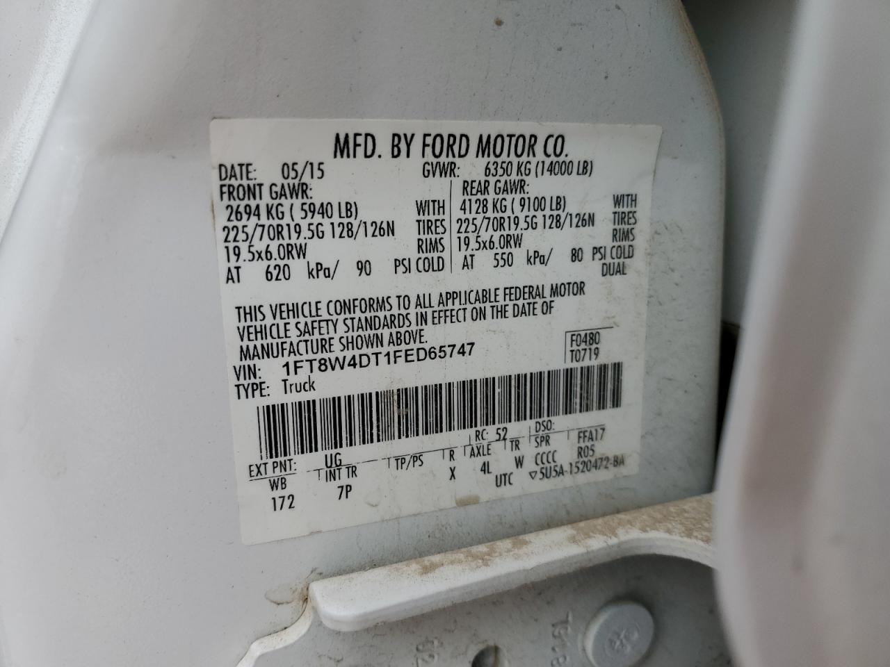 2015 Ford F450 Super Duty