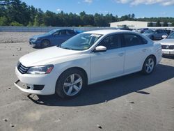 Salvage cars for sale from Copart Windham, ME: 2015 Volkswagen Passat SE