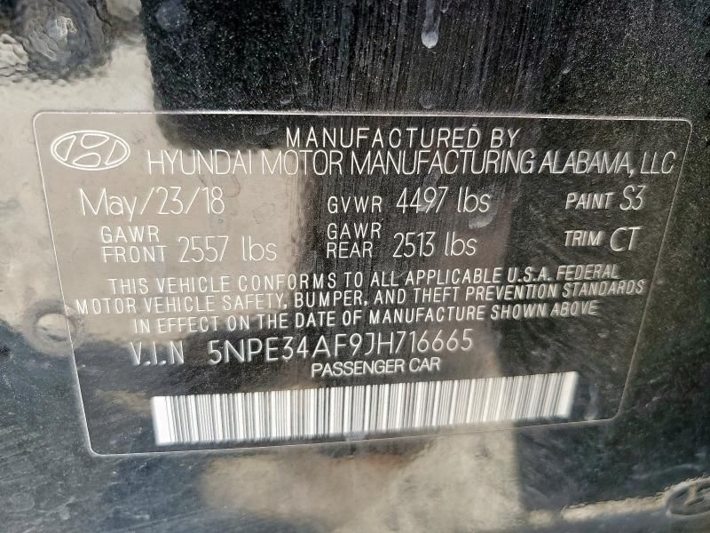 2018 Hyundai Sonata Sport