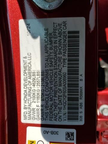 2025 Honda Accord Hybrid EXL