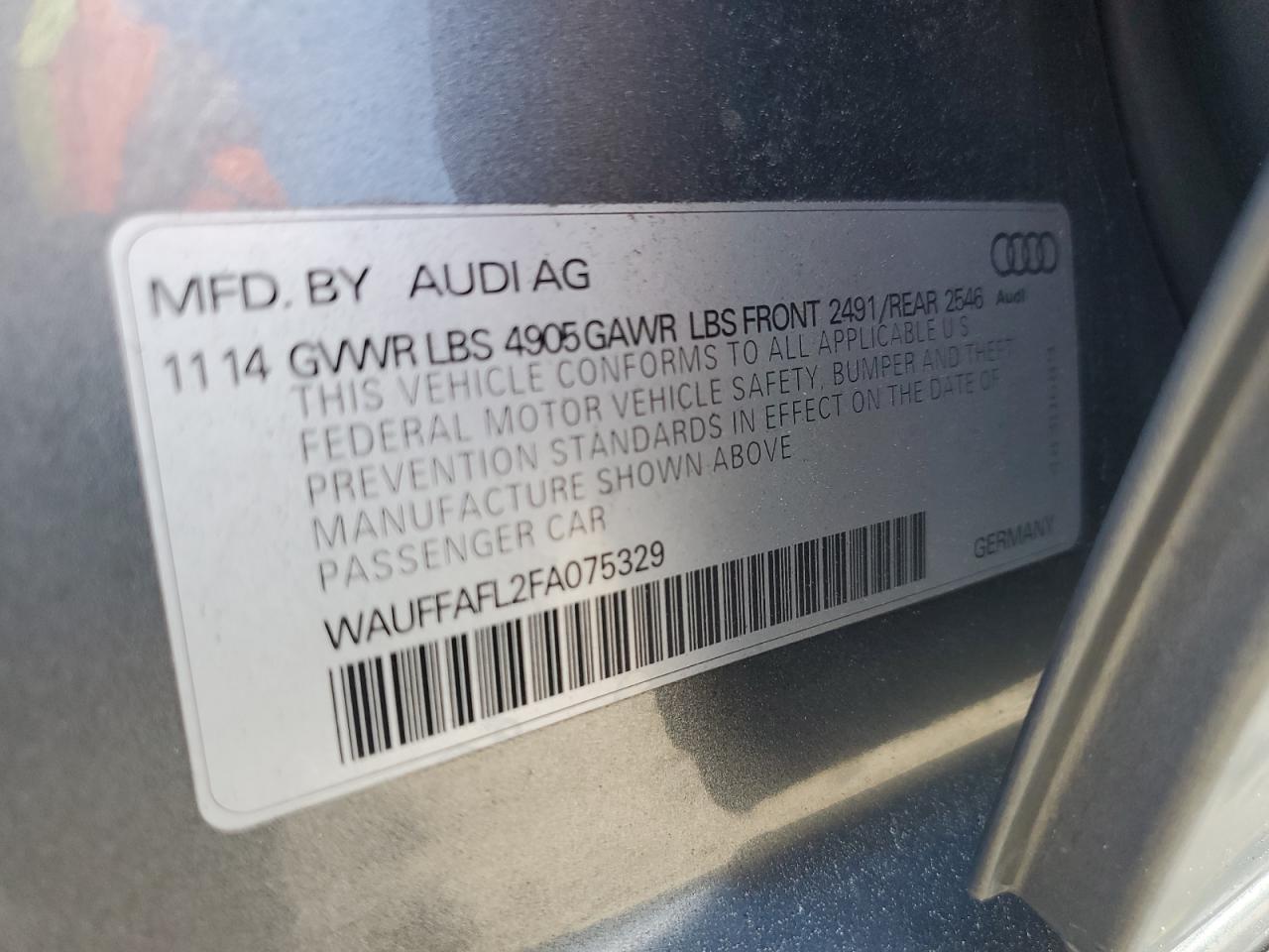 2015 Audi A4 Premium Plus