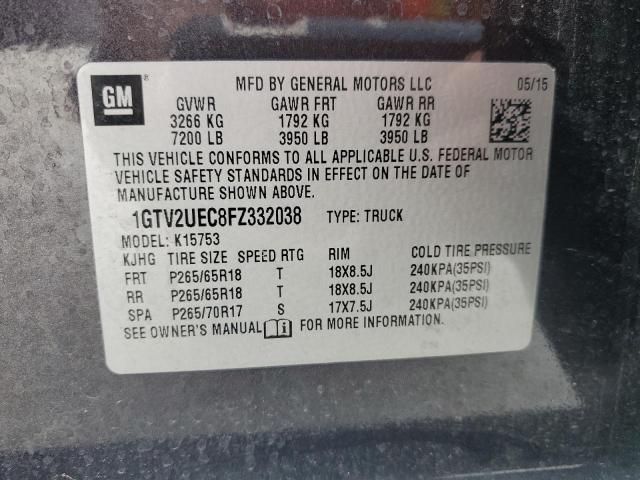 2015 GMC Sierra K1500 SLE