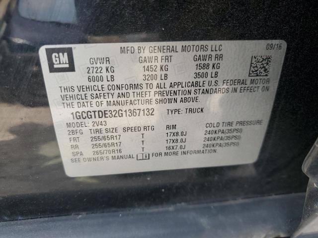 2016 Chevrolet Colorado Z71