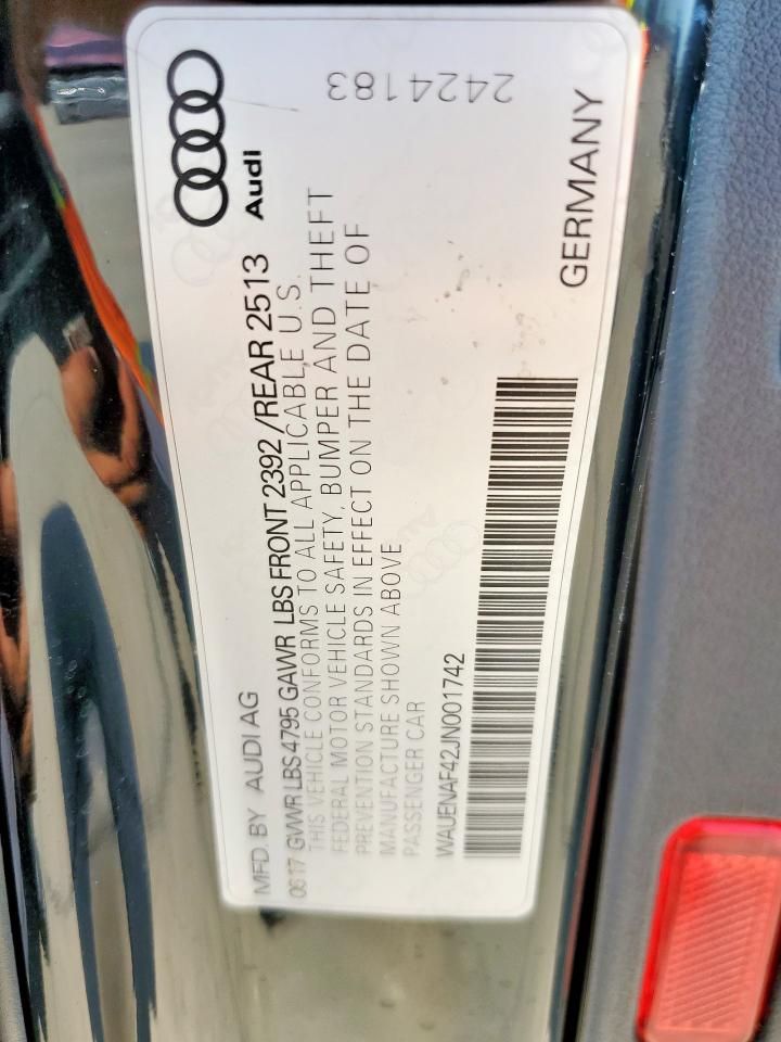 2018 Audi A4 Premium Plus