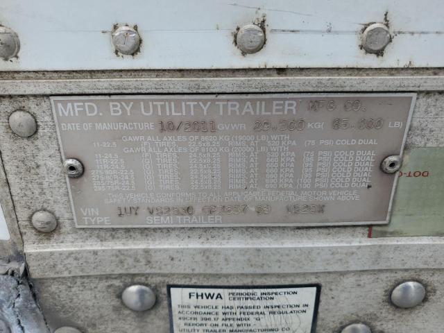 2012 Utility VS2DX DRY Van Trailer