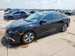 2020 Honda Civic lx en venta en Grand Prairie, TX