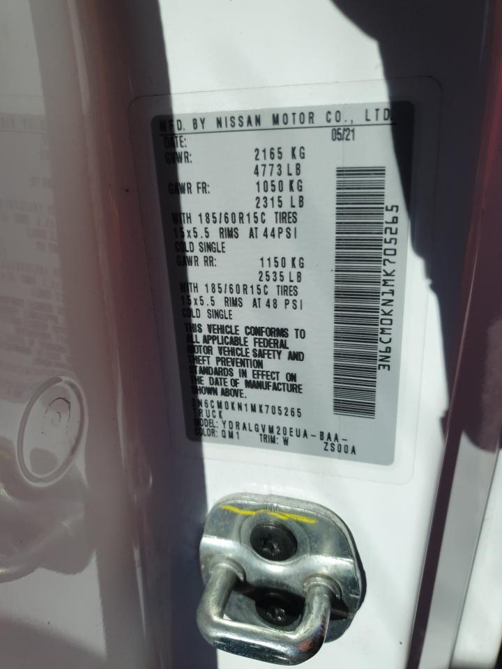 2021 Nissan Nv200 2.5s