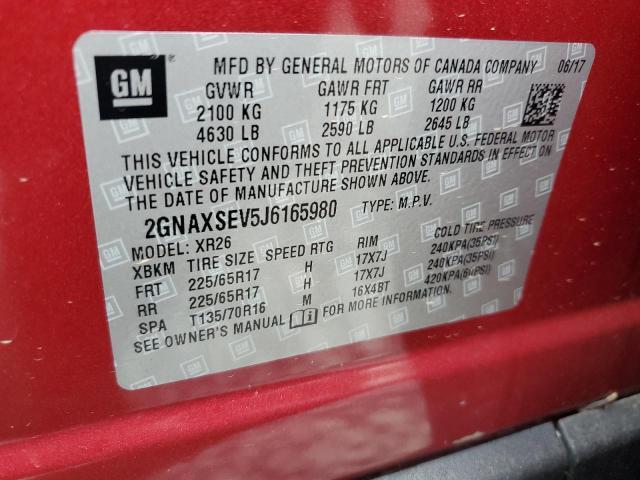 2018 Chevrolet Equinox lt