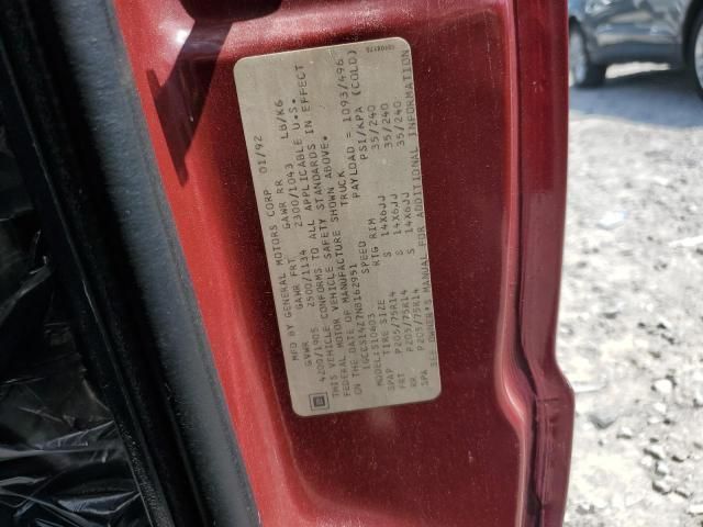1992 Chevrolet S Truck S10