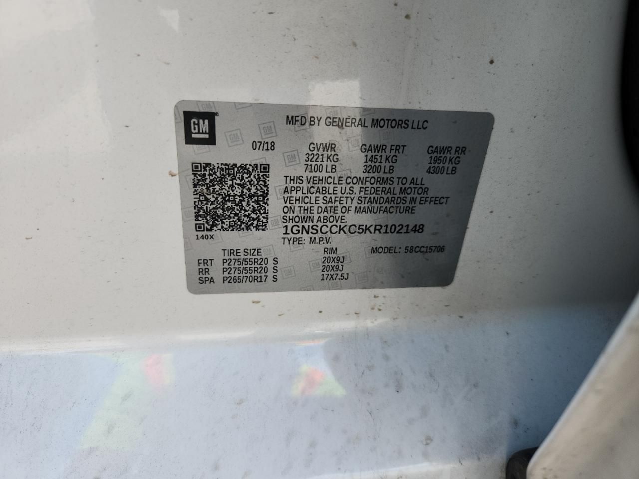 2019 Chevrolet Tahoe C1500 Premier