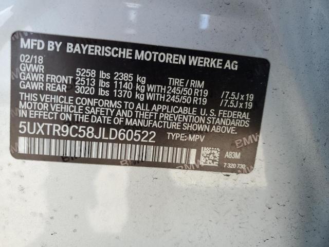 2018 BMW X3 Xdrive30i